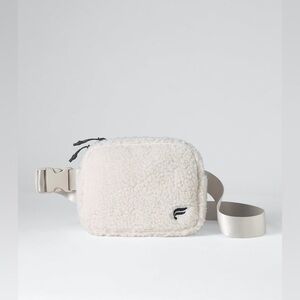 Fabletics The Belt Bag Teddy Bone Strap Crossbody Fanny Pack Sherpa Pockets Mini